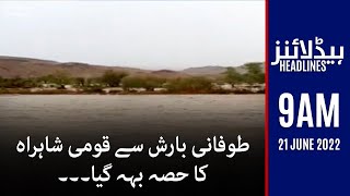 Samaa News Headlines 9am - SAMAA TV - 21 June 2022