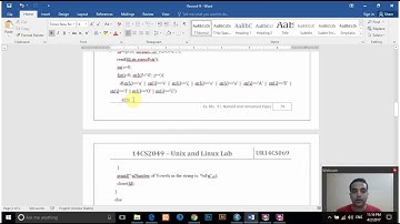 Unix and Linux Lab - Exercise 9