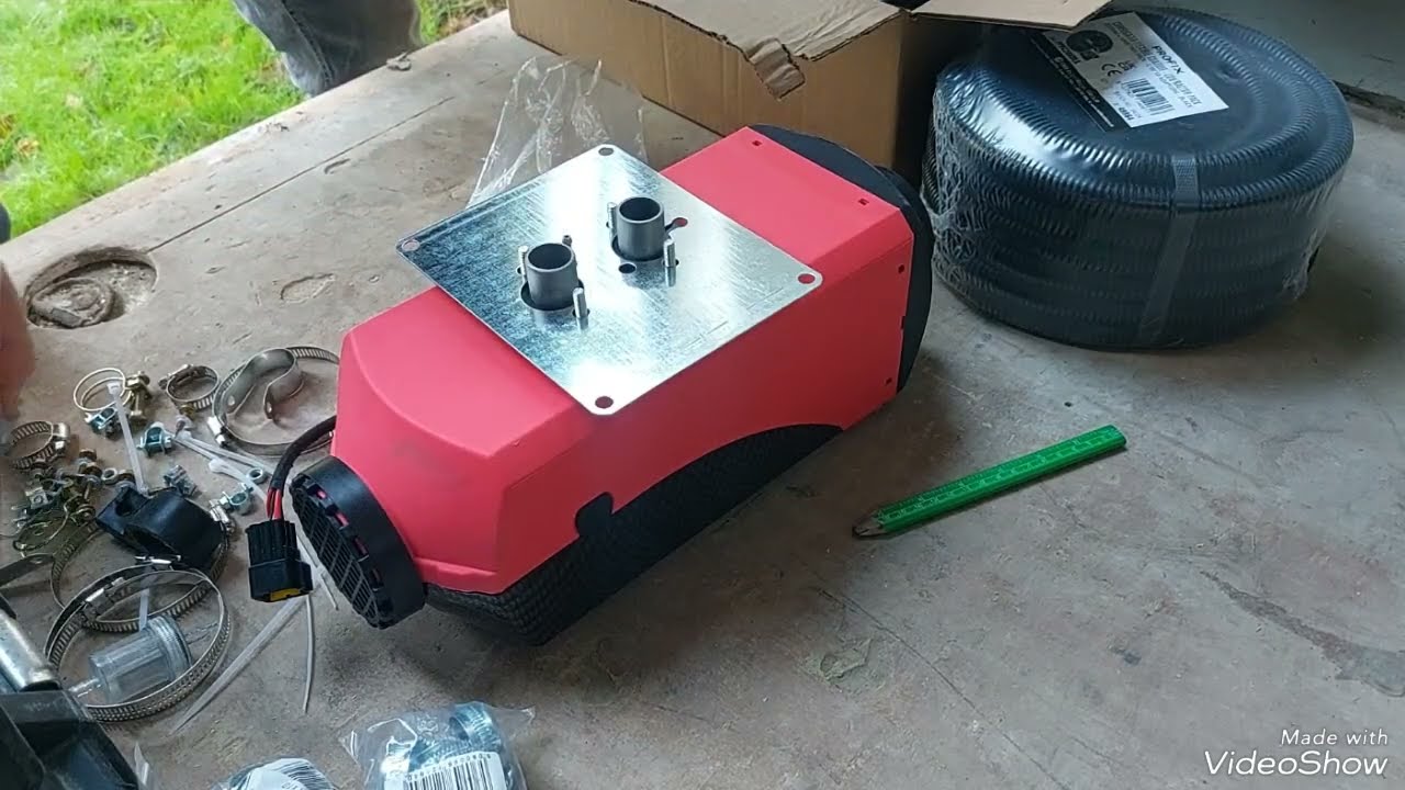 Diesel heater installation in work van, Peugeot Boxer