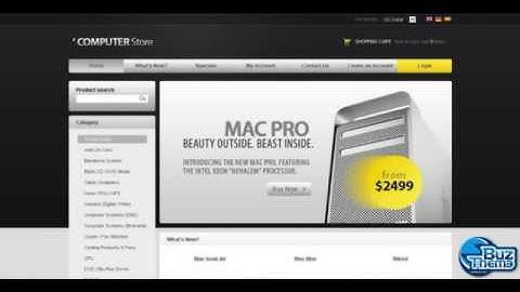 Download Computer Store OsCommerce Template by  Mercury T