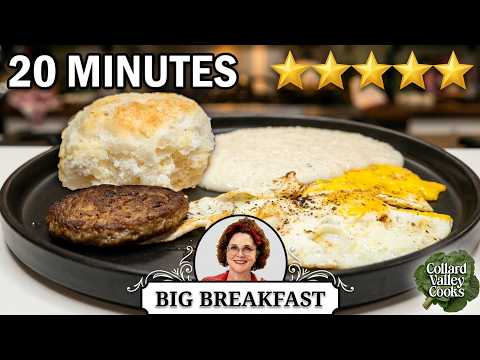 20 Minute Big Breakfast - How to Make Southern Sour Cream Biscuits