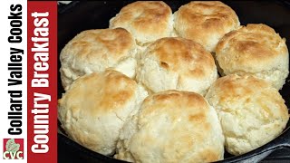 20 Mintue Big Country Breakfast  - Southern Cooking - Step by Step - How to Cook Tutorial