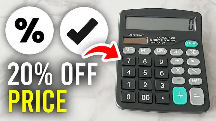 How To Calculate 20 Percent Off Price On Calculator - Full Guide