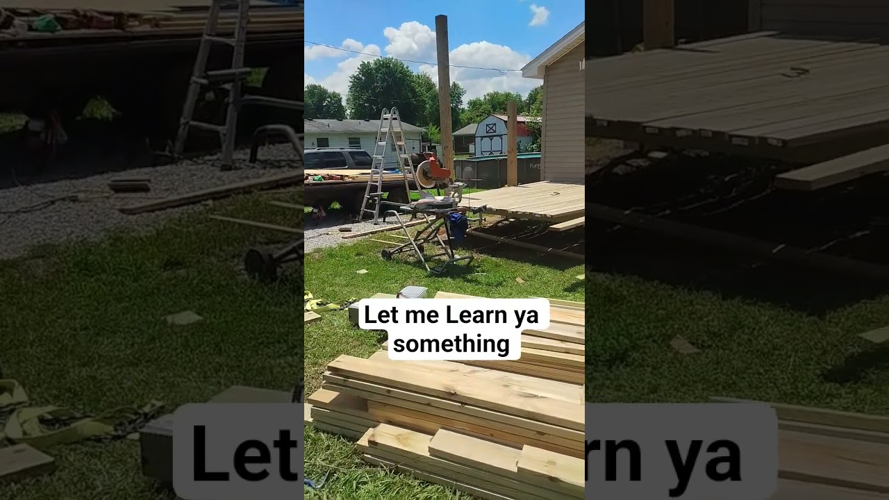 how to build a double deck and lean to 