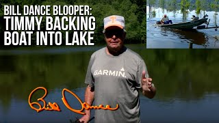 Bill Dance Blooper: Timmy Backing Boat Into Lake