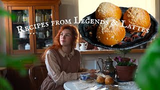 Thimblets and Ginger Lassy Buns from Legends & Lattes ☕️ Cozy Vlog Country Living Cooking ASMR