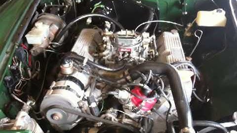 The new Rover V8 in my MGB - Starting for the first time