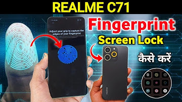 Fingerprint Sensor in Realme C71 | Realme C71 Fingerprint Screen Lock | Realme c71