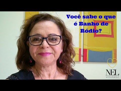 Vídeo: O Que é Banhado A Ródio