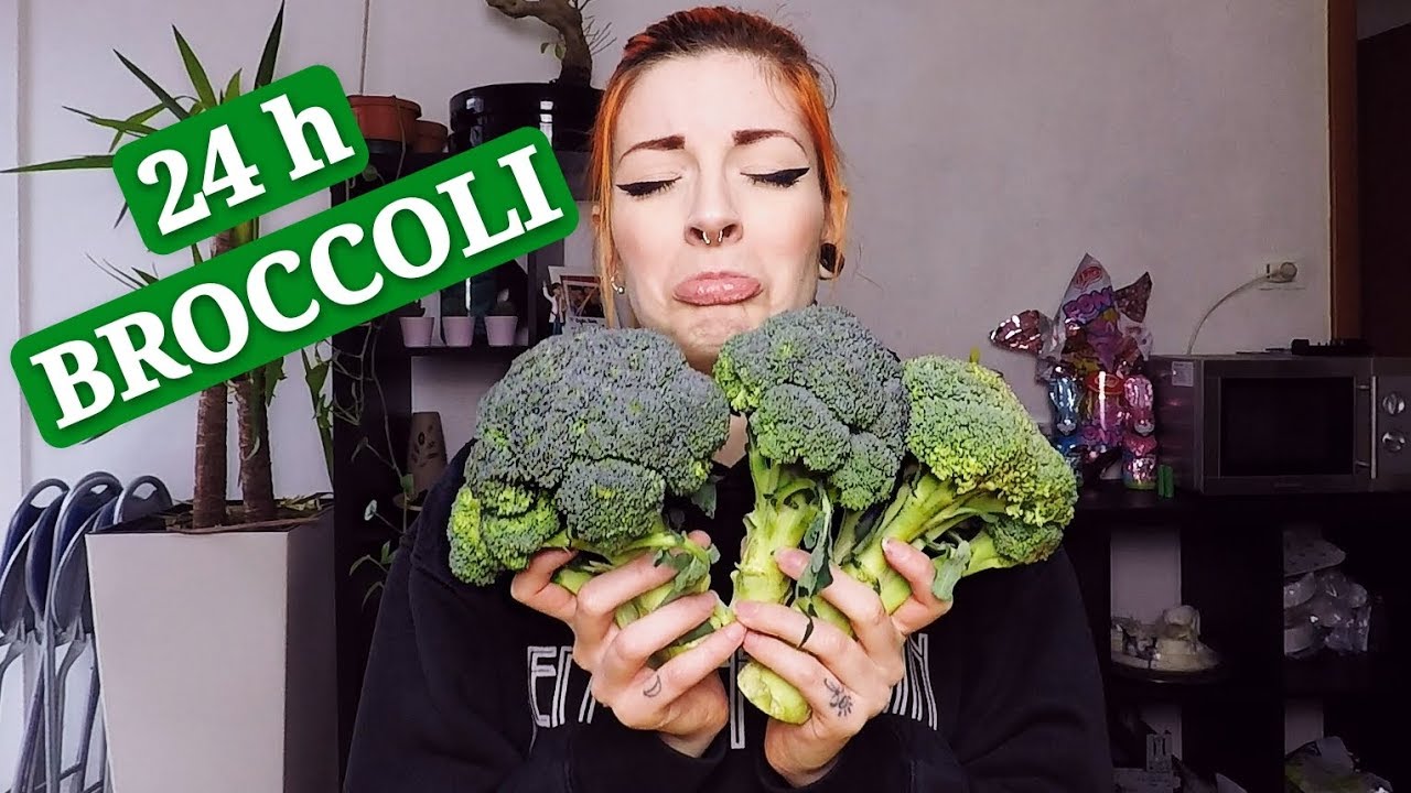 MANGIO (SOLO) BROCCOLI PER 24 ORE challenge!