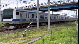 【ジョイント音】541M E531系K454編成 普通 いわき行 常磐線 高萩～南中郷間 通過 0805-09