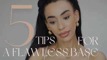 5 Easy Steps For A Flawless Makeup Base For Beginners #makeuptutorial