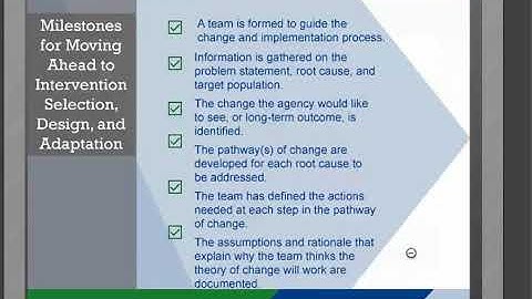 Change and Implementation in Practice: Theory of Change, Module 5 Video
