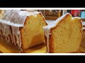 POUND CAKE DE LIMóN GLASEADO. Bizcocho de limón