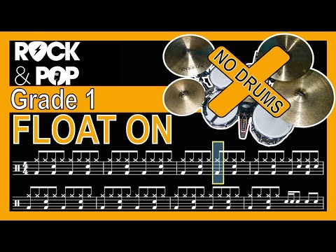 Float On - Drumless Track With Notation (Trinity Grade 1)