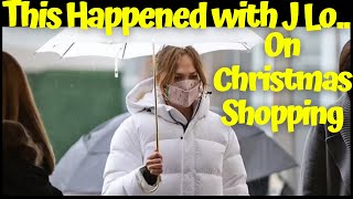 Cutest Jennifer Lopez braves the pouring rain and does Eleventh Hour Christmas Shopping
