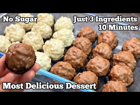 3-Ingredient Crispy Delight  Easiest  Most Delicious Chocolate Dessert Youll Ever Make !