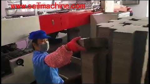 Automatic corner cutting and cross grooving machine KLJ-600