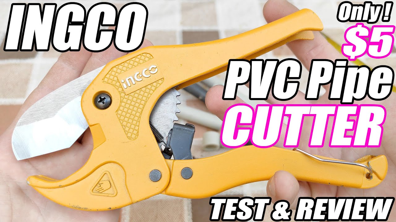 INGCO PVC Pipe Cutter 42MM / Full Review and Test (HPCC0543)