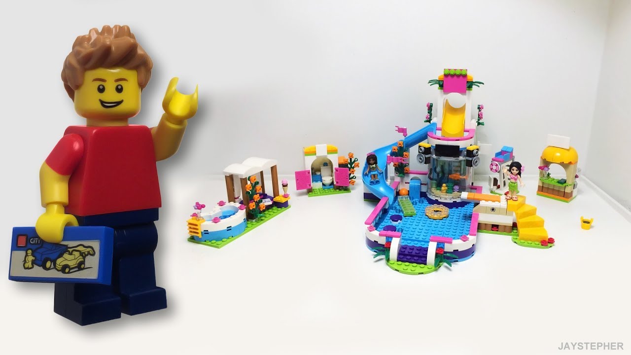 LEGO Friends Heartlake Summer Pool 41313 Unboxing & Exploration