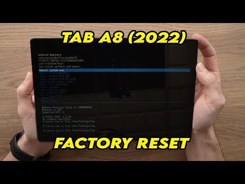 Samsung Galaxy Tab A8 (2022) : How to Factory Reset (Hard Reset)