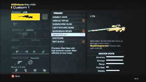 Ghosts: SnD Class Set Ups