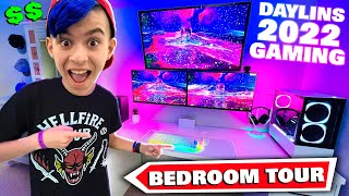 SURPRISING DAYLIN WITH A GAMING BEDROOM MAKEOVER! Full Setup and Bedroom Tour 2022