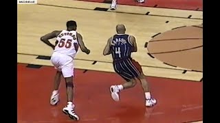 1997 DPOY Dikembe Mutombo Puts The Clamps On The Rockets!