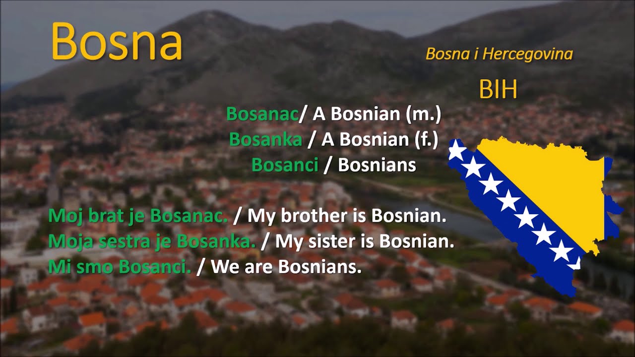 How To Speak Bosnian Countries YouTube How To Speak Bosnian Countries YouTube
