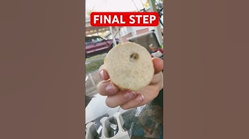 Steps of making a homemade chocolate uncrustable #bestyoutuber ￼