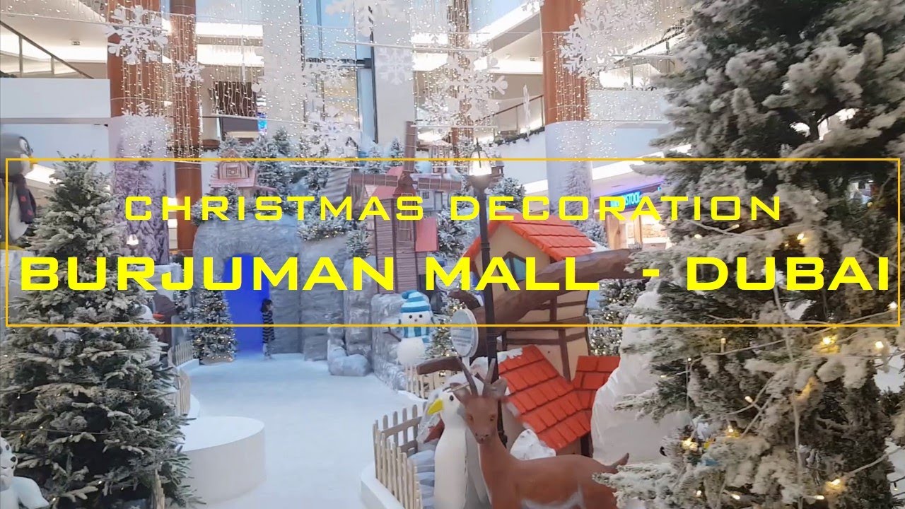 Christmas Decoration Dubai Burjuman Mall Christmas Decoration Burjuman's Winter Tale 80