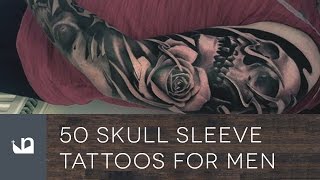 50 Skull Sleeve Tattoos For Men