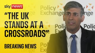 Rishi Sunak warns the UK of 'dangerous' next five years in 'major speech'｜Sky News