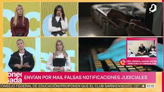 #Conectadas: Envían por mail falsas notificaciones judiciales