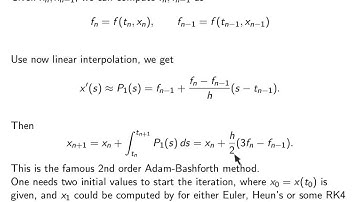 ch9 10. Examples of explicit Adam-Bashforth methods. Wen Shen
