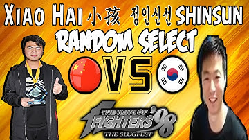 KOF 98 - LIVE MATCH - Xiao Hai 小孩 vs SHINSUN 정인신선 - RANDOM SELECT - FT 10 - 20-06-2018