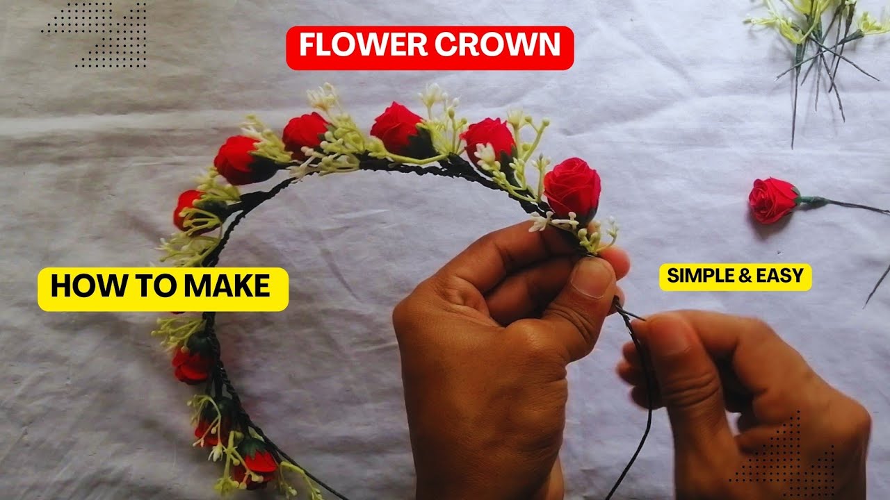 How to Make the Perfect Flower Crown for Brides and Parties DIY