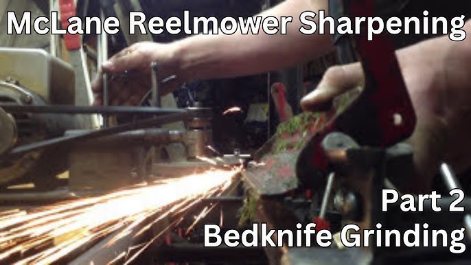 How to sharpen a McLane reel mower 1/3 (Dissasembly) 