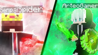 SenpaiSpider vs @ArteoGamerOffical (Axe PvP Challenge) screenshot 5