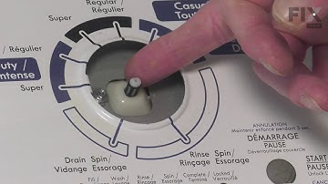 Whirlpool Washer Repair - How to Replace the Timer Knob