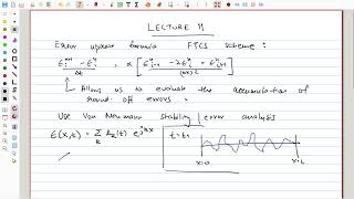 Lecture 11 - CFD - Von Neumann stability