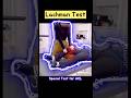 Lachman Test. Special Test for Anterior Cruciate Ligament. Knee Injury.