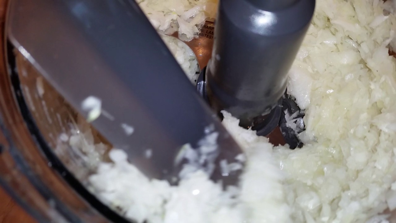 Lots Of Onions Minced In Seconds! Breville Sous Chef The Best Food