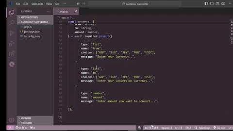Currency Converter | HTML, CSS, JavaScript Project