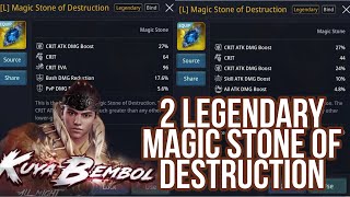 How to combine Legendary Magic Stone / Kuya Bembol vs MIR4