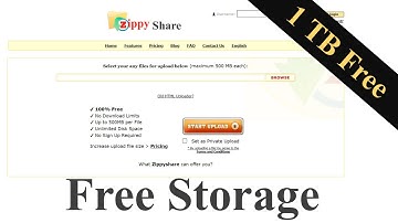 ✅Zippyshare 1TB Free Storage - Free File Hosting Service