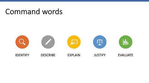 National 5 PE - Command Words