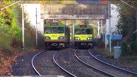 IE 8300 Class Dart Trains - Shankill Station, Dublin
