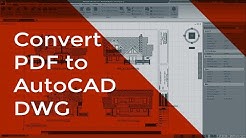 How to Convert a PDF to an AutoCAD DWG