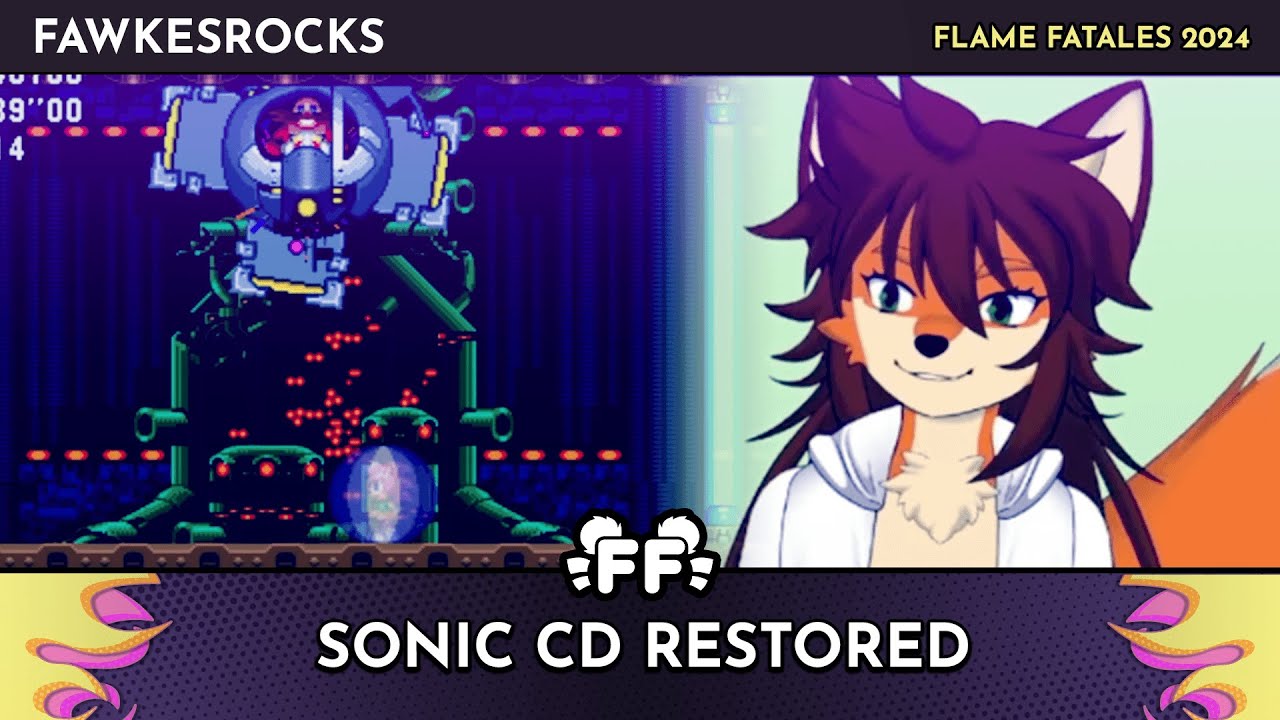 Sonic CD Restored by FawkesRocks in 21:35 - Flame Fatales 2024